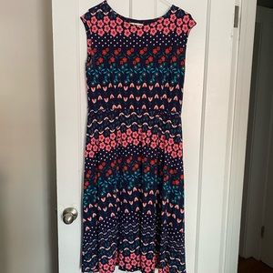 Boden cap sleeve summer dress